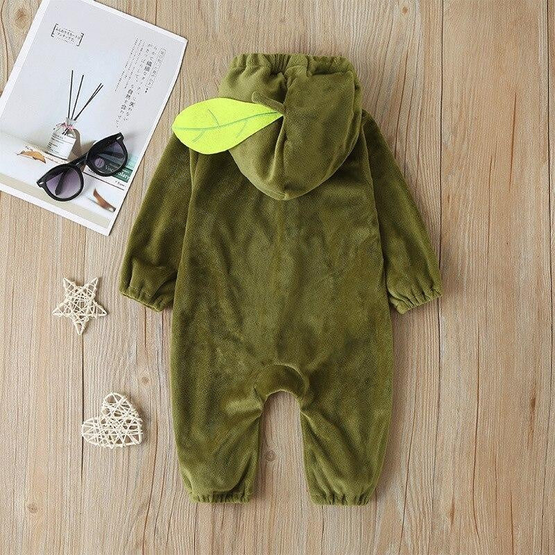 Newborn Baby Rompers Cartoon  Plush Jumpsuit