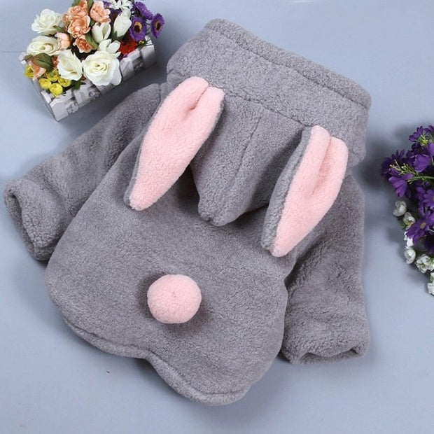 Toddler Girls Coat Winter Fashion Rabbit Thick Outwear 0-4 Years - MomyMall