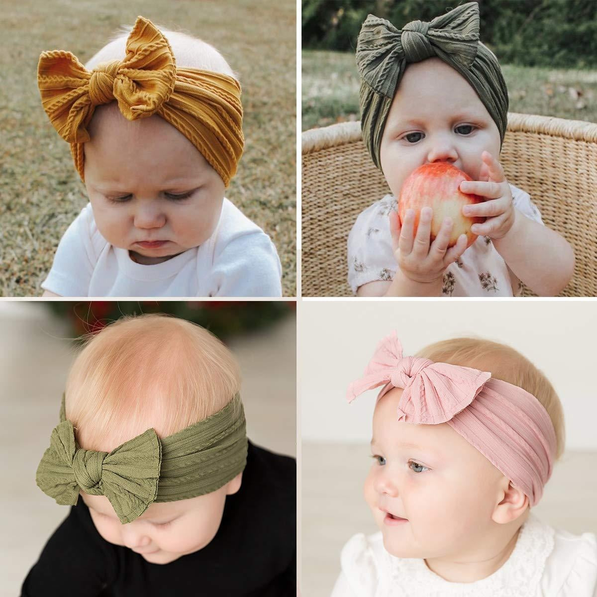 Baby Girl's Bowknot Decor Headband - MomyMall