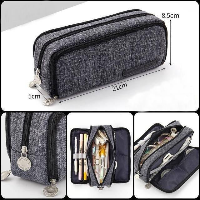 Triple Zip Stationery Organiser