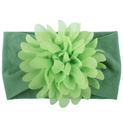 Lovely Chiffon Flower Headband - MomyMall Green
