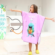 Kids Quick Drying Bathrobe Printing Absorbent Towel Pajamas - MomyMall style5 / 68*80