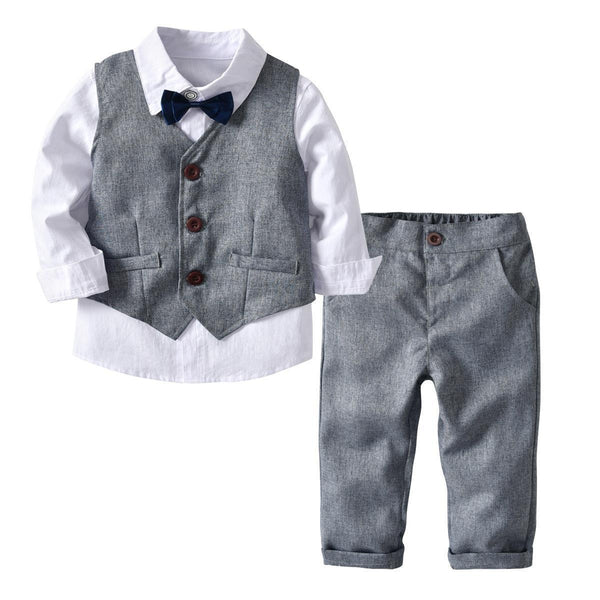 Baby Boy Set Suits Weddin Formal 2 Pcs Outfit - MomyMall