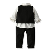 Baby Boy Bow Tie Vest 3 Pcs Formal Set Suits - MomyMall