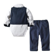 Fashion Boy Baby Gentleman formeller Langarm-Anzug 2-tlg