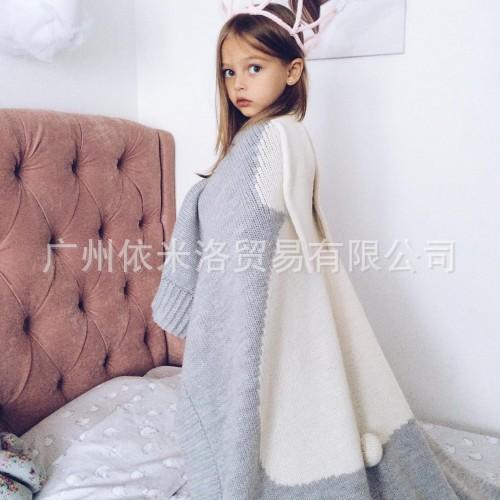 Kid Air Conditioning Blanket Knitting Cute Rabbit Wool Quilt - MomyMall