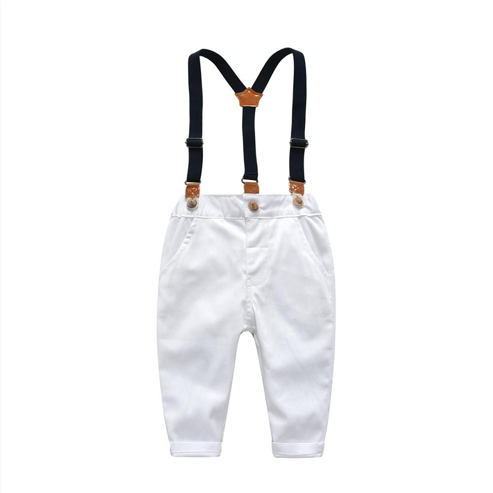 Autumn Gentleman Overalls Baby Boy Set Formal 2 Pcs Suits - MomyMall