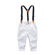 Autumn Gentleman Overalls Baby Boy Set Formal 2 Pcs Suits - MomyMall