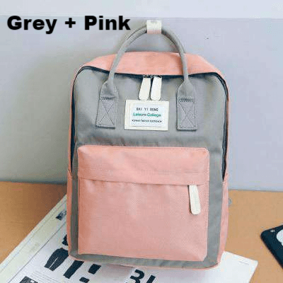 Pastel Tokyo Backpack - MomyMall Grey + Pink
