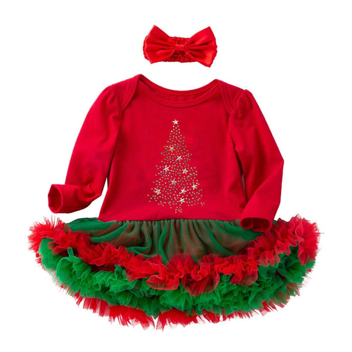 Baby Girl Christmas Long-sleeved Dress 0-2 Years - MomyMall style8 / S / 59 (0-3 months)