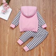 Baby Boys Girls Solid Color Striped Set 2 pcs Outfits