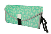 Baby Polyester Convenient Diaper Changing Pad Waterproof Nursing Bag - MomyMall Green arrow