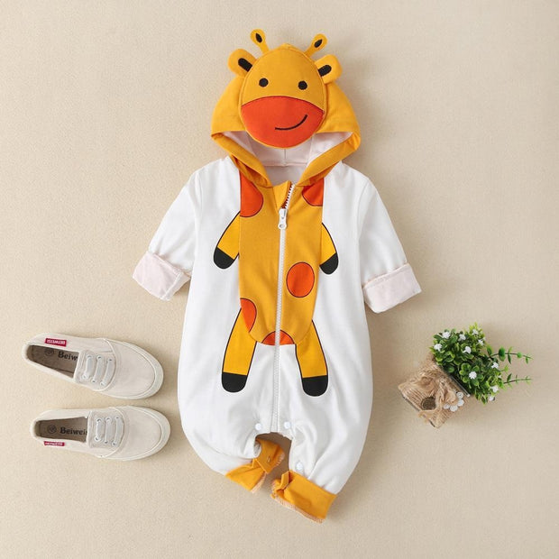 Baby Cartoon Animals  Bodywear Ins New Thickened Romper