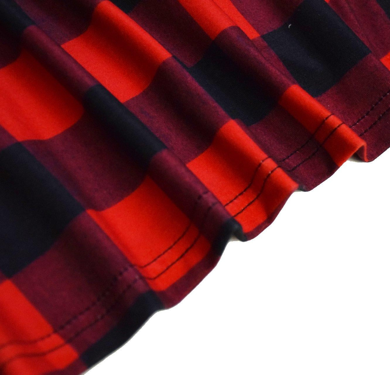 Family Matching Plaid Bag Hip Parent-child Dress