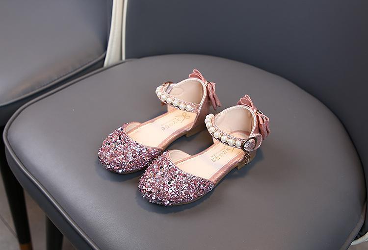 Girl Princess Shoes Bright Diamond Dance Show Shoes