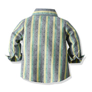 Striped Long-sleeved Suit Baby Boy 2 Pcs Set