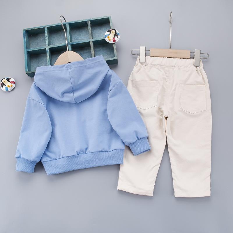 Spring Boy Casual Suit Cartoon Trendy Set 2 Pcs