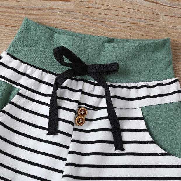 Baby Girl Boy Cute Cartoon Outfits 2 Pcs