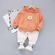 Spring Boy Casual Anzug Cartoon Trendy Set 2-tlg