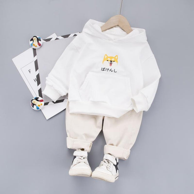 Spring Boy Casual Suit Cartoon Trendy Set 2 Pcs