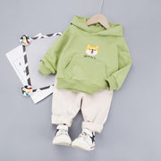 Spring Boy Casual Suit Cartoon Trendy Set 2 Pcs