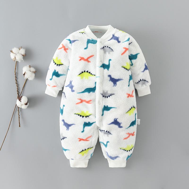 Thickened Baby Flannel Romper - MomyMall Type8 / 0-3 Months