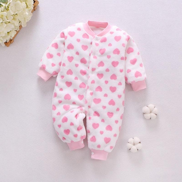 Thickened Baby Flannel Romper - MomyMall Type9 / 0-3 Months