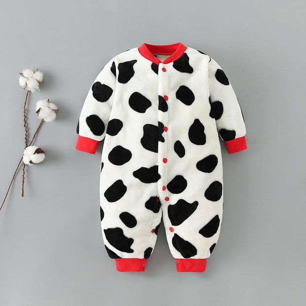 Thickened Baby Flannel Romper - MomyMall Type6 / 0-3 Months