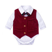 Gentleman Set Baby Boy Suits Wedding Formal Birthday 2 Pcs - MomyMall