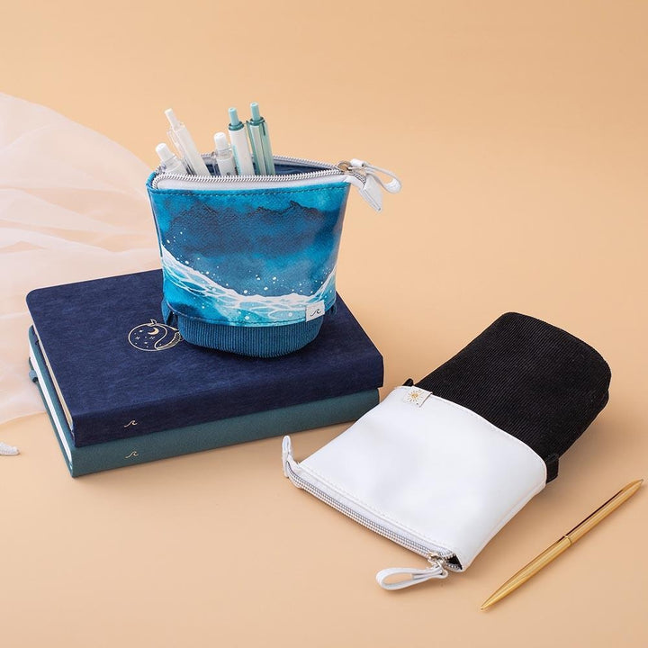 Tsuki 'Ocean Edition' Pop-Up Pencil Case ☾ - MomyMall