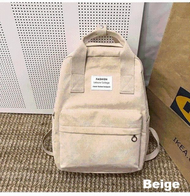 Lila Soft Cord Backpack - MomyMall Beige