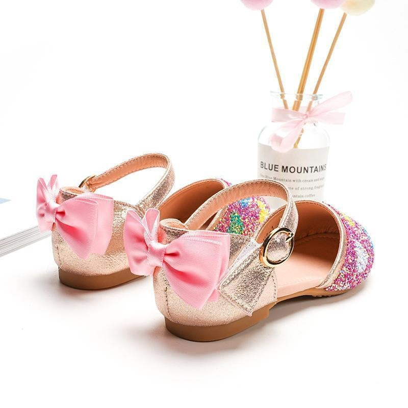 Girl Princess Shoes With Soft Soles And Sequins Shoes