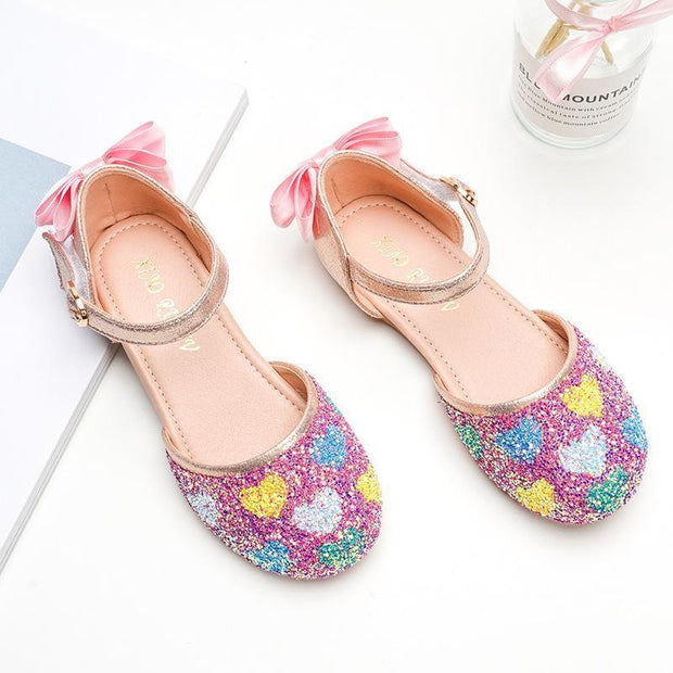 Girl Princess Shoes With Soft Soles And Sequins Shoes