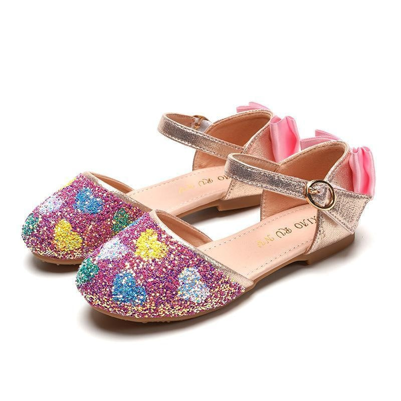 Girl Princess Shoes With Soft Soles And Sequins Shoes