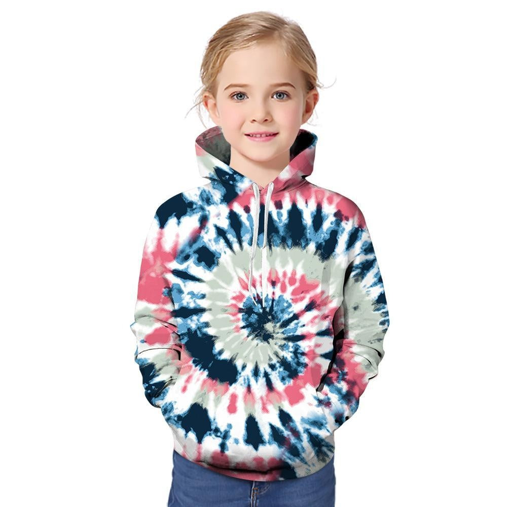 Kid Boys Girls 3D Printed Crewneck Hoodie - MomyMall Type7 / 1-2 Years