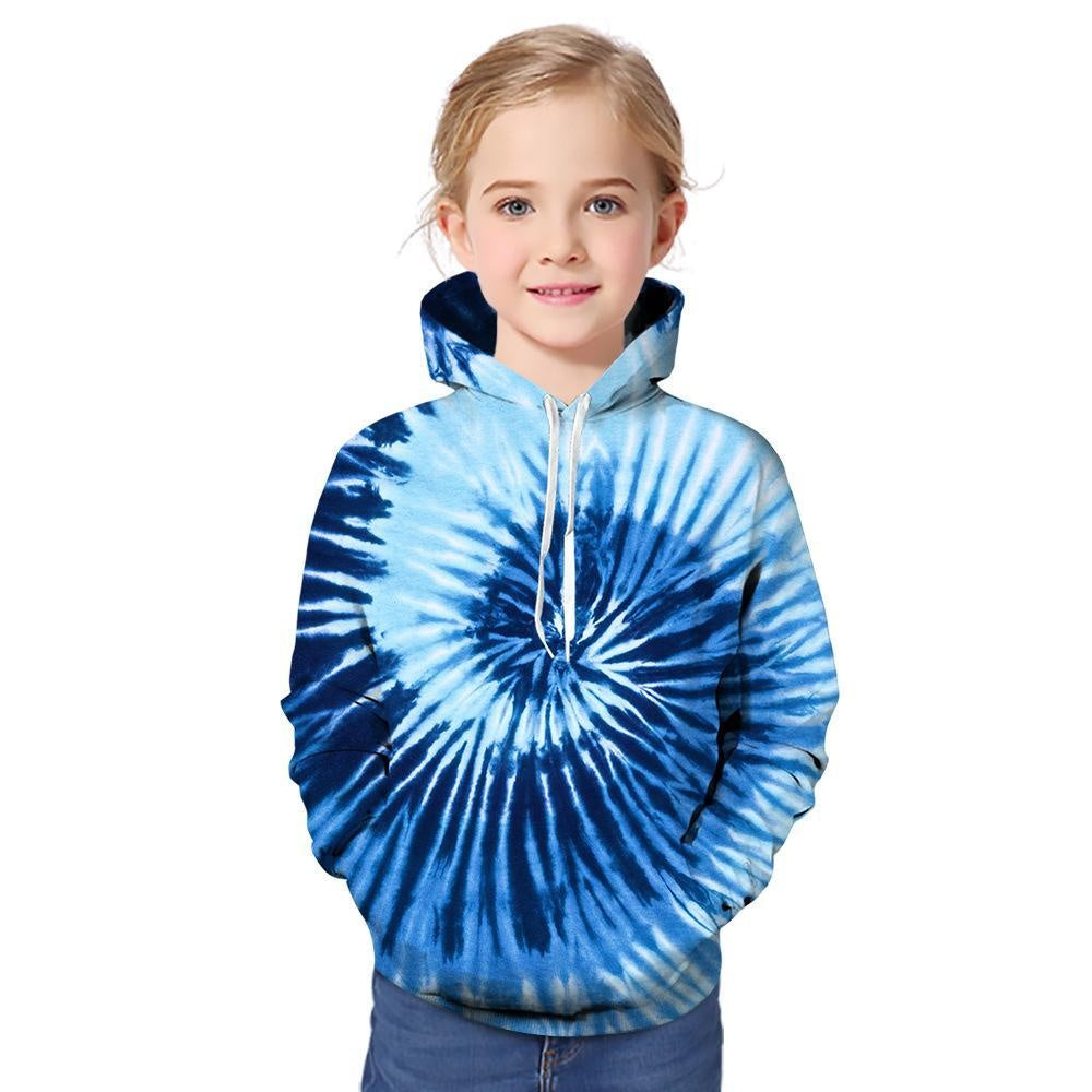 Kid Boys Girls 3D Printed Crewneck Hoodie - MomyMall Type5 / 1-2 Years