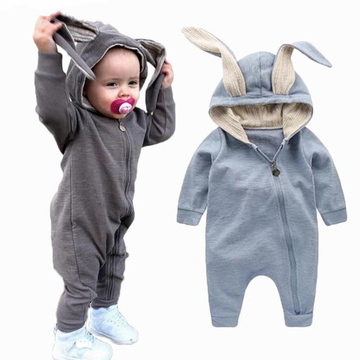 Baby Rompers Spring Autumn Cute Cartoon Rabbit Infant Jumpers Outfits - MomyMall