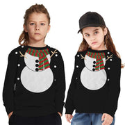 Kids Christmas Elk Digital Printing Warm Long Sleeve Crew Neck Hoodie Sweater - MomyMall style3 / 7-8 Years