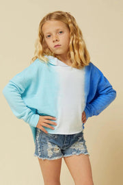 Kids Girl Camouflage Tie-dye Gradient Print T-shirt - MomyMall style1 / 7-8 Years