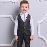 Autumn College British Gentleman Baby Boy Set 2 Pcs Formal Suits - MomyMall