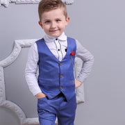 Autumn College British Gentleman Baby Boy Set 2 Pcs Formal Suits - MomyMall