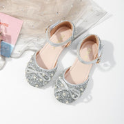 Girls' New Baotou Flat Shoes Rhinestone Sandals Shoes - MomyMall