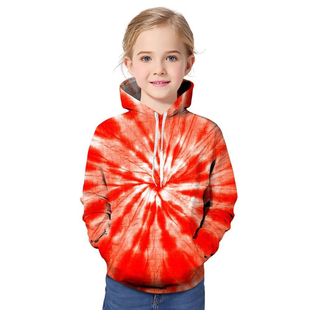 Kid Girl Fashion 3D Printed Colorful Hoodie - MomyMall Type7 / 1-2 Years