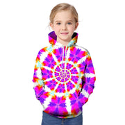 Kid Girl Fashion 3D Printed Colorful Hoodie - MomyMall Type8 / 1-2 Years