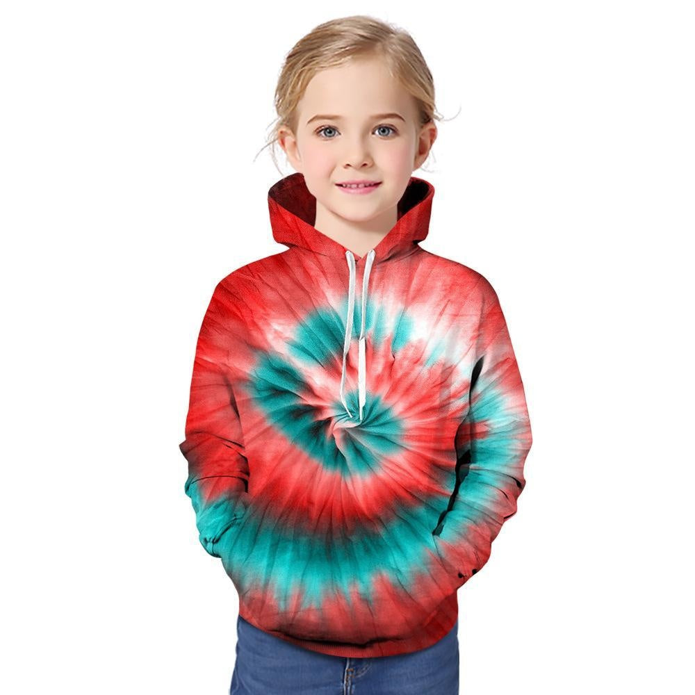 Kid Girl Fashion 3D Printed Colorful Hoodie - MomyMall Type3 / 1-2 Years