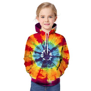 Kid Girl Fashion 3D Printed Colorful Hoodie - MomyMall Type10 / 1-2 Years