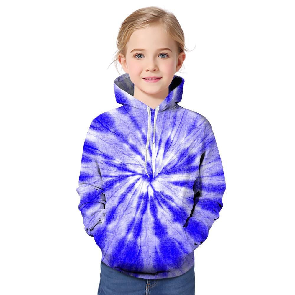 Kid Girl Fashion 3D Printed Colorful Hoodie - MomyMall Type6 / 1-2 Years