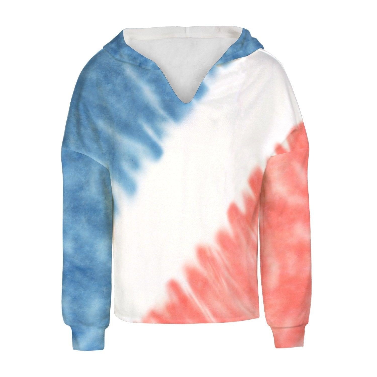 Kids Girl Camouflage Tie-dye Gradient Print T-shirt - MomyMall