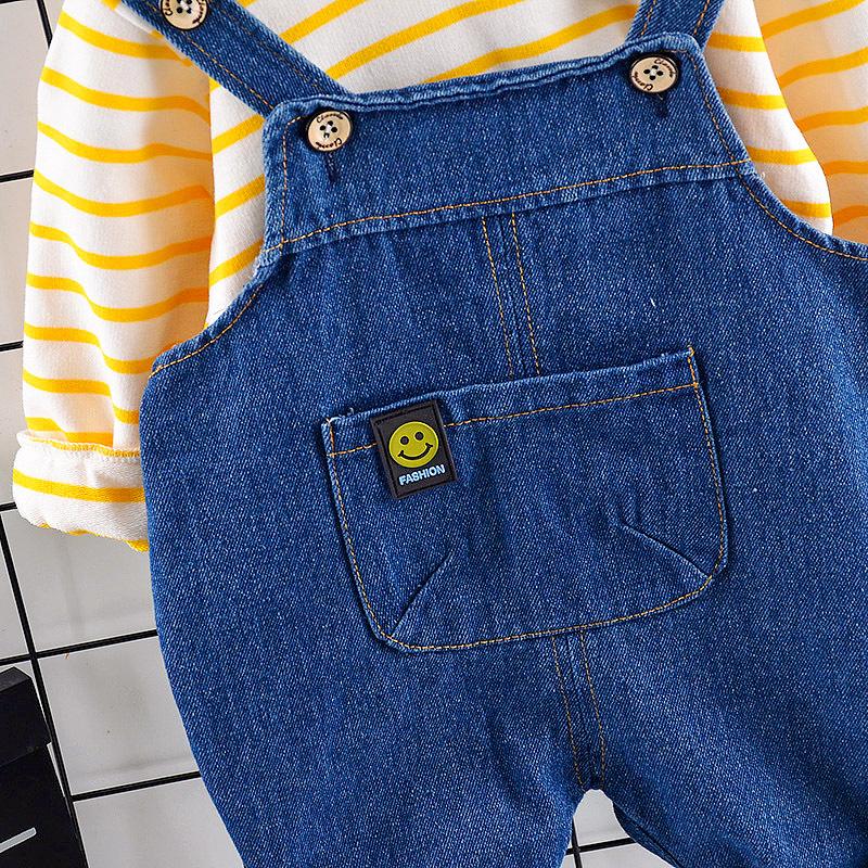 Baby Girl Overalls Cute Casual Suit 2 Pcs