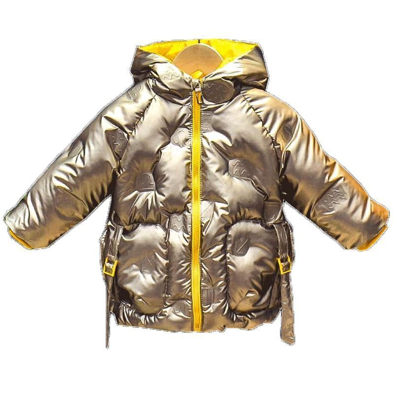 Kid Baby Autumn Winter Thickened Pie Wind Proof Warm Coat